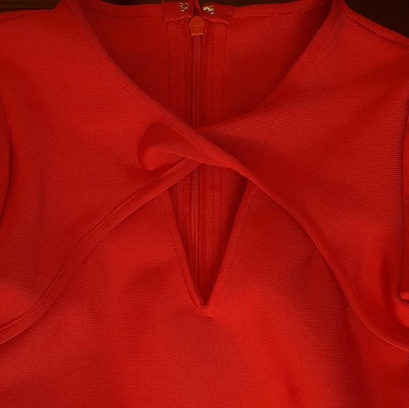 Boutique Bandage Dress Twisted Keyhole Neck S/M - Picture 7 of 12